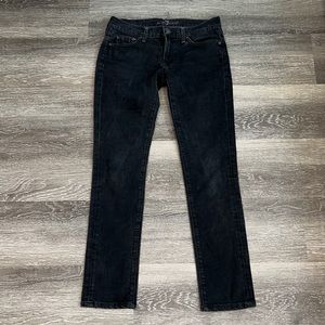 7 For All Mankind Black Denim Jeans 28